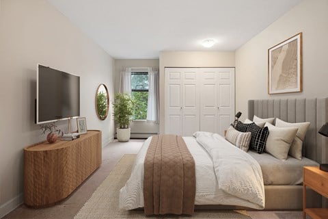 Floor plan for 1 bed, 1 bath, 750 sqft